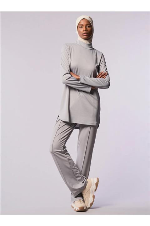 FD SPORTS Kadın Gri Eşofman Altı