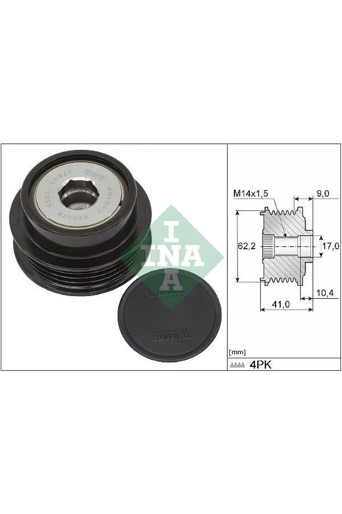 ÖZGÜÇYEDEK Alternator Rulmanı Corolla Aurıs Yarıs 1,3 2010