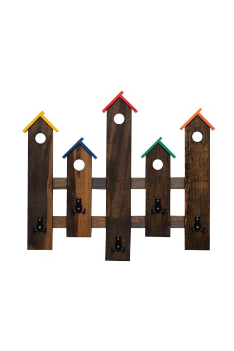 CFG AHŞAP Ahşap Elbise Askılığı Ahşap Çocuk Odası Askılığı