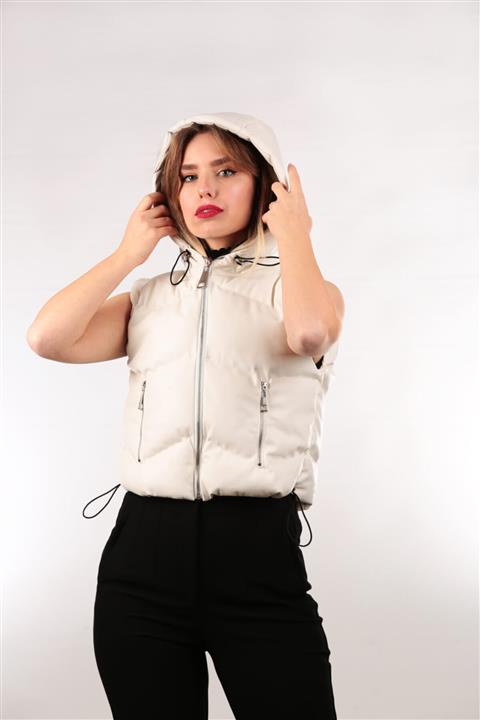 saye giyim Yelek Kapüşonlu