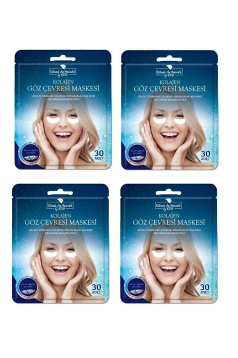 Rituel De Beaute Kolajen Göz Çevresi Maskesi 4'lü Paket Set