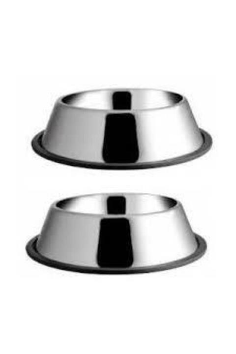 Tommy 2 Adet Metal Kedi , Köpek Mama Ve Su Kabı 16 cm 8 öz