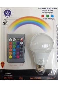 General Electric Led Uzaktan Kumandalı Renk Değiştiren Ampul Rgb 9w Beyaz Lamba Ve Renkli Ampul