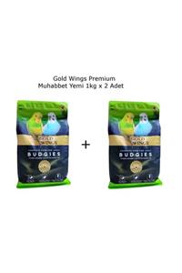 Gold Wings Premium Muhabbet Kuşu Yemi 1kg X 2 Adet