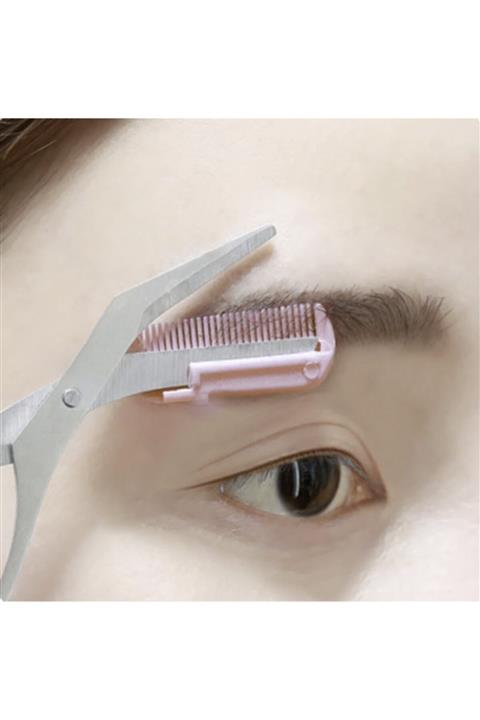 renkli çiçekler Kaş Düzeltici Makas Tarak