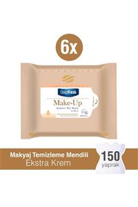 Deep Fresh Makyaj Temizleme Mendili Ekstra Krem 6 x 25 Yaprak