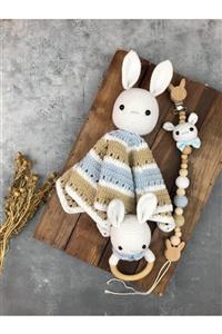 Ececraft Beyaz Amigurumi Uyku Arkadaşı Seti