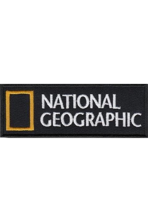 Sim Nakış National Geographic Nakış Işleme Patch Peç 12×4,5 Cm