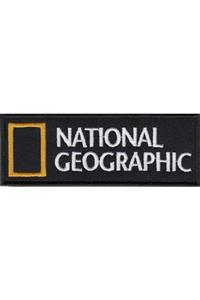 Sim Nakış National Geographic Nakış Işleme Patch Peç 12×4,5 Cm