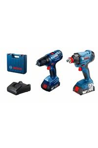 Bosch 2 Amper plastik Somun Sıkma Makinesi Gsr 180-lı + Gdx 180-lı 2 X 2.00ah