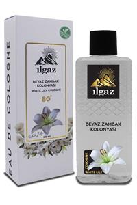 ILGAZ Elegance Series Beyaz Zambak Kolonyası 400 ml 80 Derece Eau De Cologne