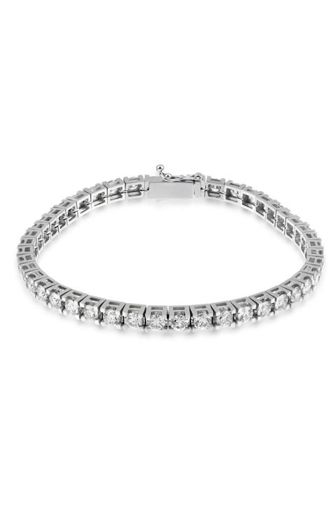 İBER DIAMOND F Renk Sı 6.53 Karat Pırlanta Taşlı Suyolu Bileklik