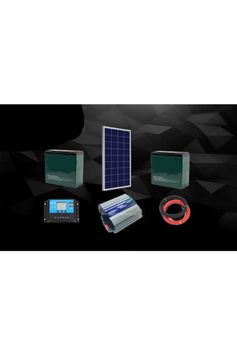 S6K 100 Watt Güneş Panelli Tv Ve Aydınlatma Paketi