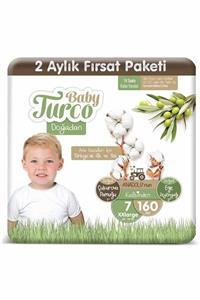 Baby Turco Doğadan 7 Numara Xxlarge 160 Adet