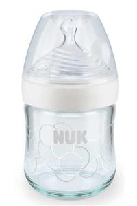 Nuk Nature Sense Cam Biberon Damaklı Silikon Emzikli 120 Ml(0-6ay)orta Akış-beyaz