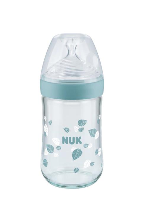 Nuk Cam Biberon Nature Sense 240 Ml Yeşil 0-6 Ay
