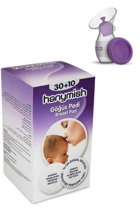 Hanymish Göğüs Pedi 30 10 & Mochi Göğüs Pompası 120ml