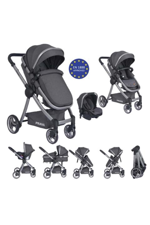 Prava P14 Antrasit Travel Sistem Bebek Arabası Puset