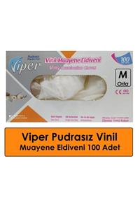 VİPER Pudrasız Eldiven ( Vinil ) M- Beden 100 Adet