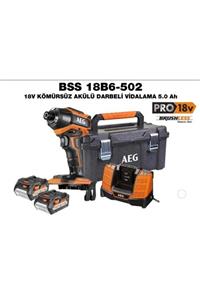 AEG Bss 18htf12b6-502 18v Akülü Darbeli Somun Sıkma 5.0 Ah