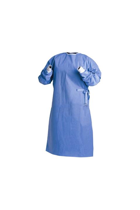 carvinclub Cerrahi Box Non-steril Doktor Önlüğü Lastikli Tek Kullanımlık Non-steril-önlük-x5