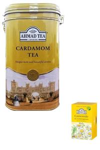 Ahmad Tea Metal Kutu Cardamom Kakule Dökme 450 Gram Çay Ve 20 Adet Papatya Çayı