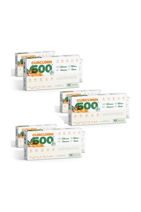 Curcumin 3 Kutu 500 30 Şase X 6 Gr (hologramlı) Yoğurt Kürü Detoksu