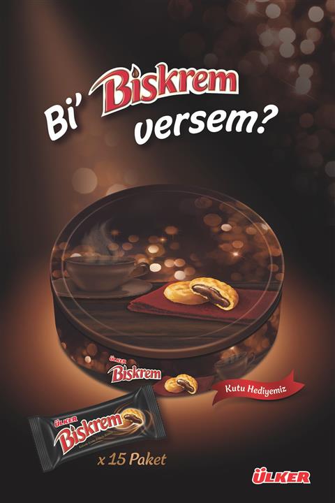 Ülker Biskrem Teneke Kutulu (40gr X 15 Adet)