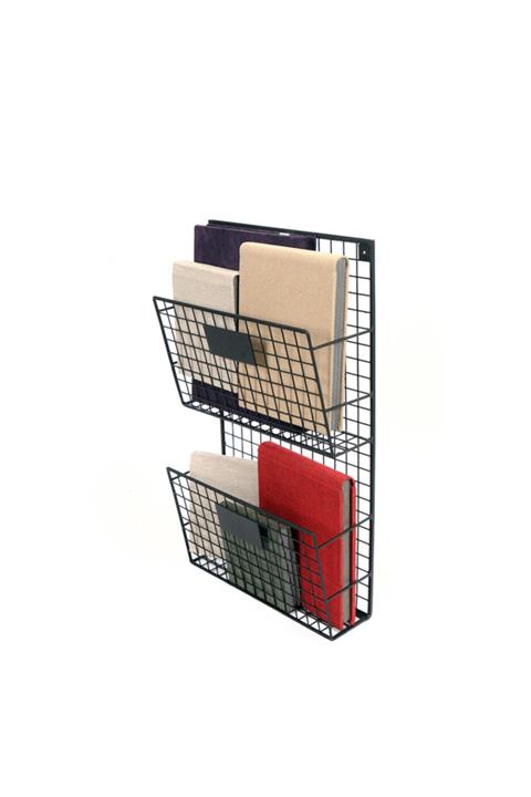 Wess Dizayn Metal Duvar Rafı Dergilik Wd233-d2