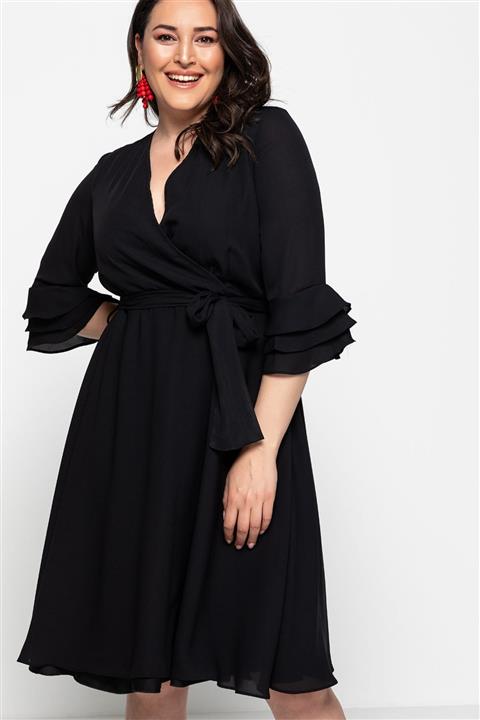 Melisita Kadın Siyah Elbise fw01732eb