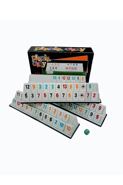 Arfseb Plastik Piknik Okey Takımı 6x32cm