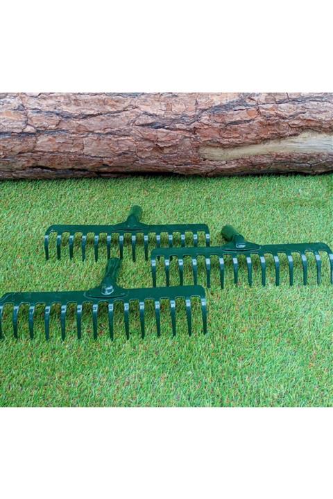 Doğalsan Tarım Demir Tırmık 14 Diş 3 Adet