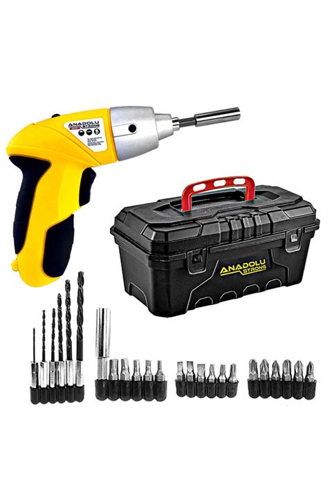 Anadolu Strong Anadolustrong Scr17 26 Parça Şarjlı Cidalama Matkap Ve 12\