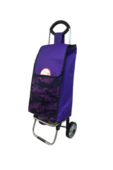 Miras Derince Pazar Arabası (mavi-mor/kamuflaj Desenli)