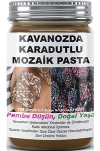 SPANA Kavanozda Karadutlu Mozaik Pasta Ev Yapımı Katkısız 330gr