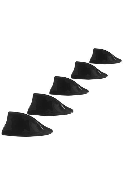 Compax Siyah 5li Mini Anten Balıksırtı Süs Anteni Köpekbalığı Anten