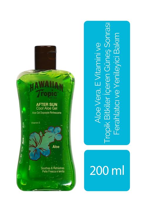 Hawaiian Tropic Aloe Vera, E Vitamini Ve Tropik Bitkiler İçeren Güneş Sonrası Ferahlatıcı Ve Yenileyici Jel