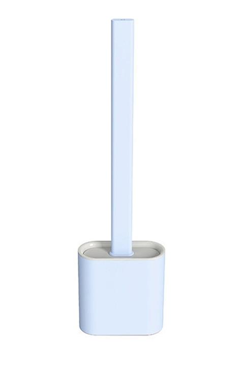 ADRESSHOME Silikon Banyo Tuvalet Klozet Temizleme Fırçası Ve Tutucu Set