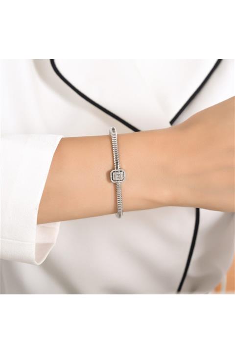 Ice Diamond Baget Pırlanta Tasarım Kelepçe