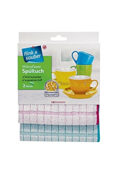 Flink Sauber Flink & Sauber Mutfak Bezi Mikrofiber Durula 2'lı