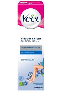 Veet Smooth & Fresh Hassas Ciltler Için Tüy Dökücü Krem 100 ml