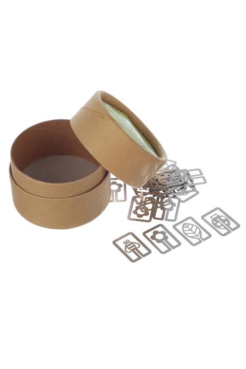 Vox Art Metal Ataş - 20 Adet - 1,9 X 1,6 Cm - Kutulu