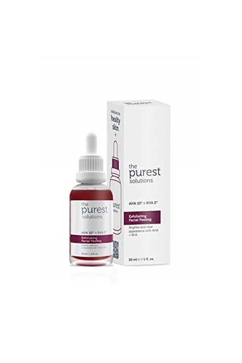 The Purest Solutions Canlandırıcı & Cilt Tonu Eşitleyici Yüz Peeling Serum 30 Ml (aha 10% + Bha 2%)