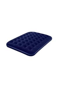 BESTWAY 67002 Flocked Blue Çift Kişilik Şişme Yatak