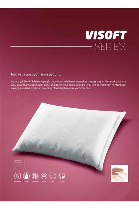 ARKITEKT EX Hipoalerjenik Vısoft Ortopedik Yastık 50x70 Cm
