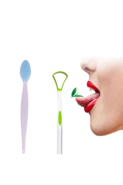 Melins 2 Li Set Peeling Fırça Dil Temizleme Fırça Seti