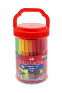 Faber Castell Eğlenceli Keçeli Kalem 50 Renk Plastik Kova