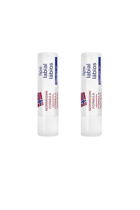 Neutrogena Dudak Nemlendiricisi Spf 20 Güneş Koruma Faktörlü Lips 4,8 grx2 Adet