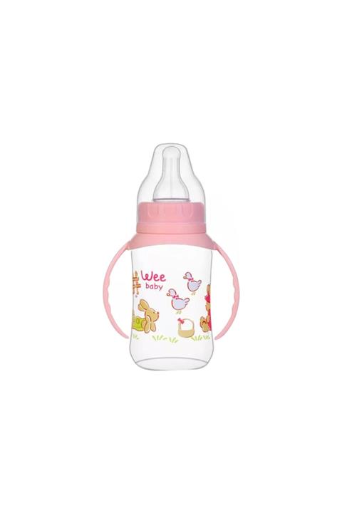 Wee Baby Kulplu Pp Biberon 745 Pembe 270ml Tavşan-1