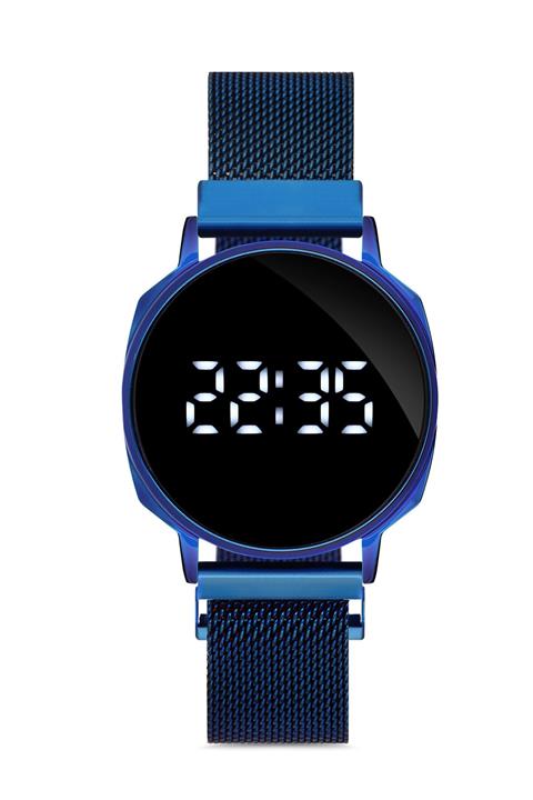 Aqua Di Polo 1987 Aqua Di Polo 1987 Mıknatıslı Hasır Kadın Dijital Led Kol Saati Apwl000033